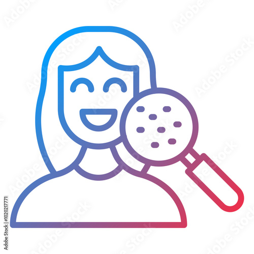 Skin Checkup Icon Style