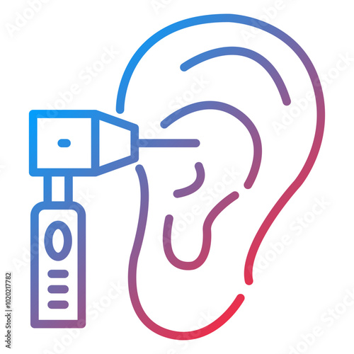 Otoscopy Icon Style