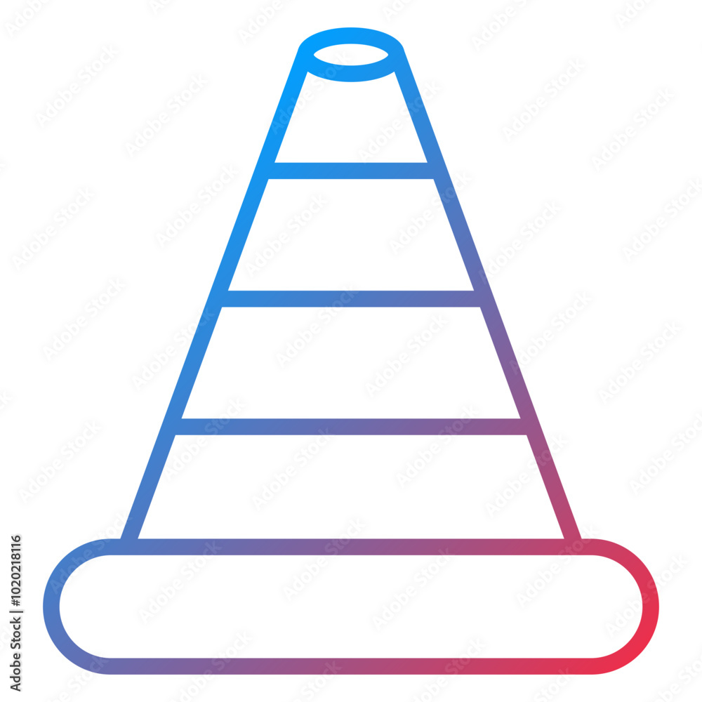 Traffic Cone Icon Style Traffic Cone Icon Style