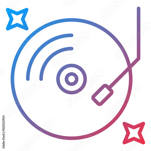 Vynil Icon Style