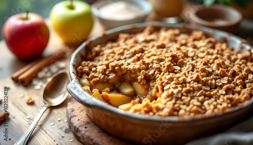 Gluten-Free Apple Crisp with Oat Topping