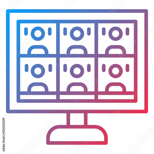 Virtual Team Room Icon Style