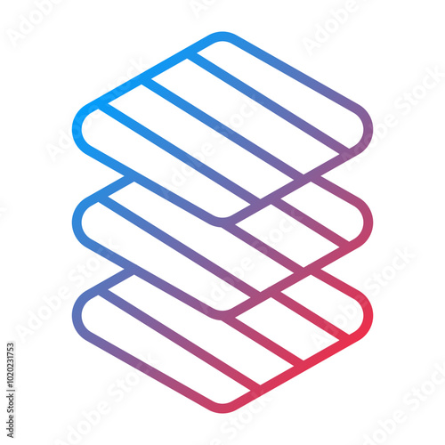 Fabric Layers Icon Style