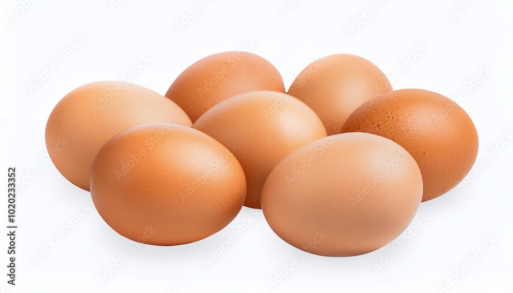 fresh eggs isolated on a white background ready for cooking and baking fresh eggs isolated on a white background ready for cooking and baking