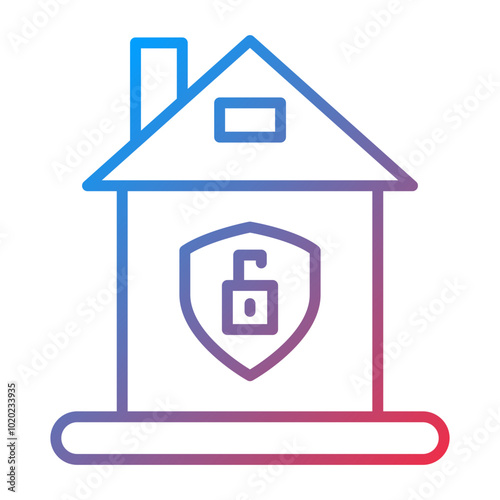 Home Security Icon Style