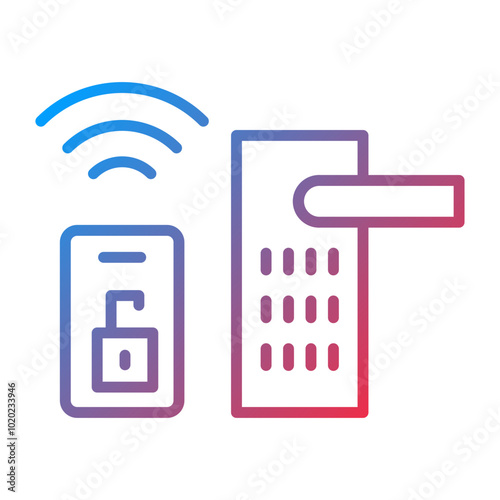 Smart Lock Icon Style