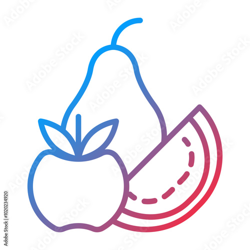 Fruit Icon Style