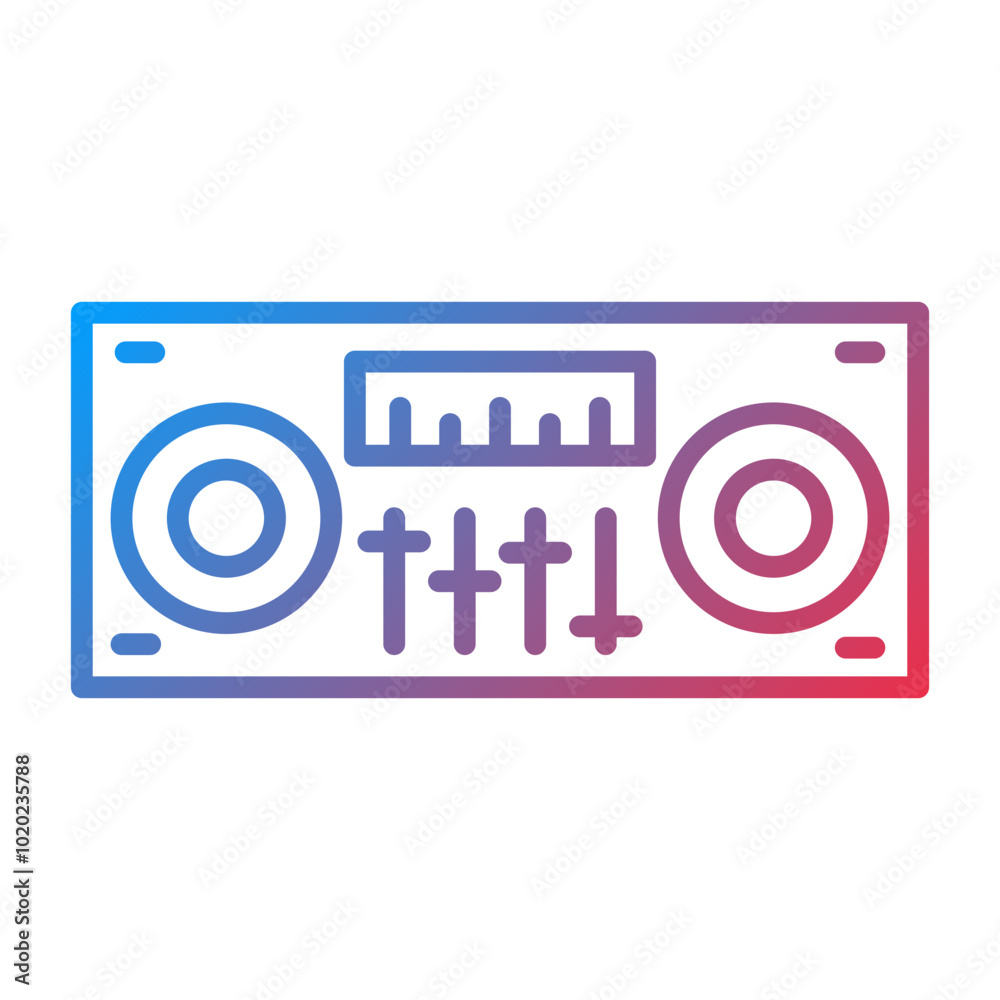 DJ Decks Icon Style