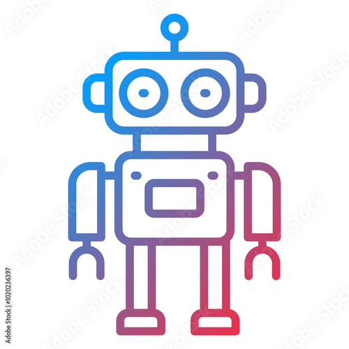Robot Icon Style