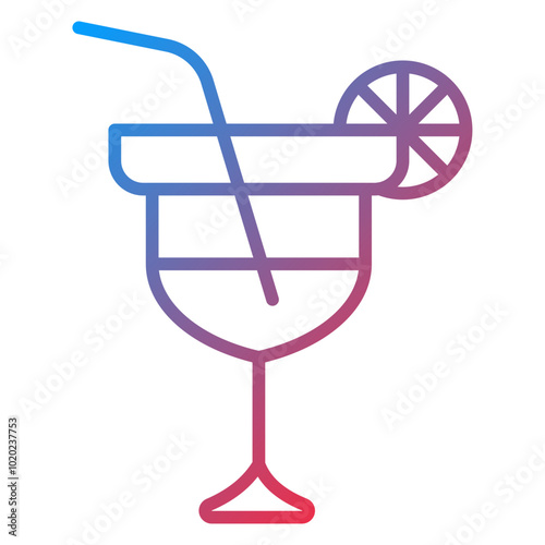 Cocktail Icon Style