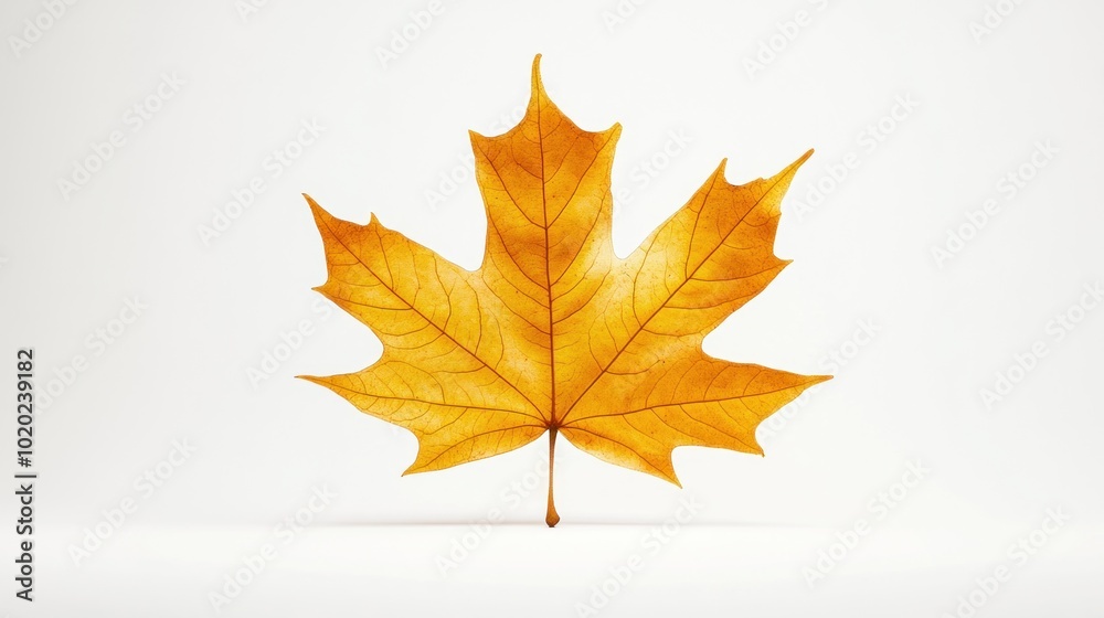 Golden Autumn Leaf Golden Autumn Leaf
