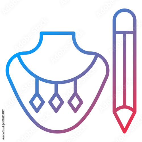 Jewelry Design Icon Style