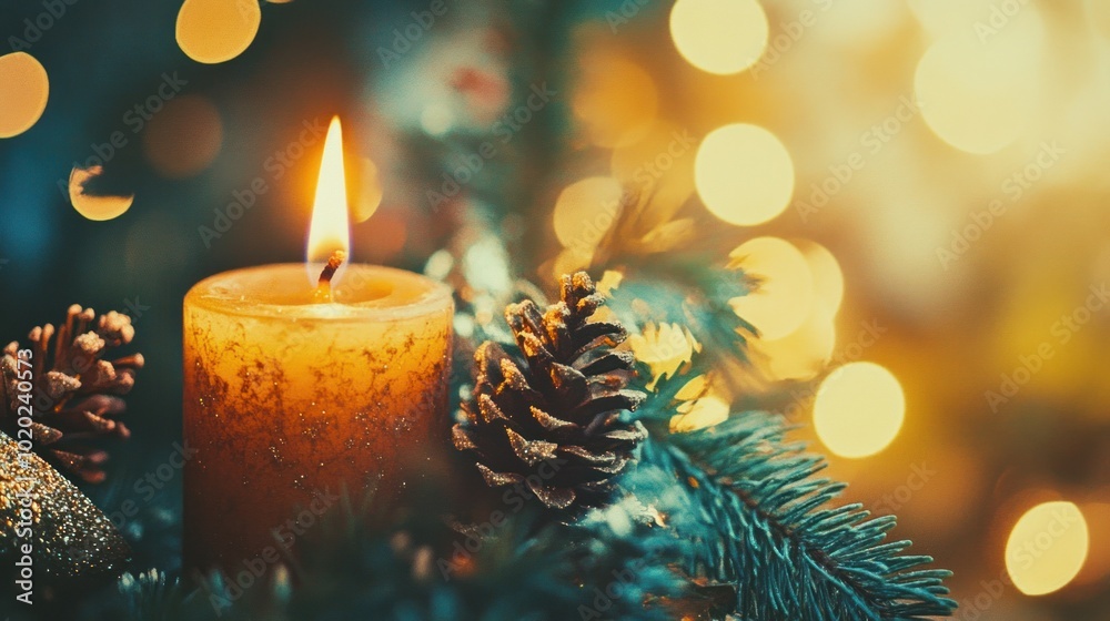 christmas still life with candle christmas still life with candle