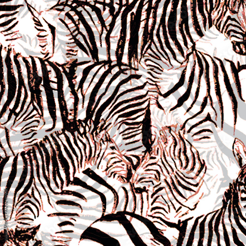 Wallpaper Mural WILD ANIMAL PATTERN VECTOR DESIGNS CARPET FABRIC TEXTILE VECTOR PATTERN Torontodigital.ca