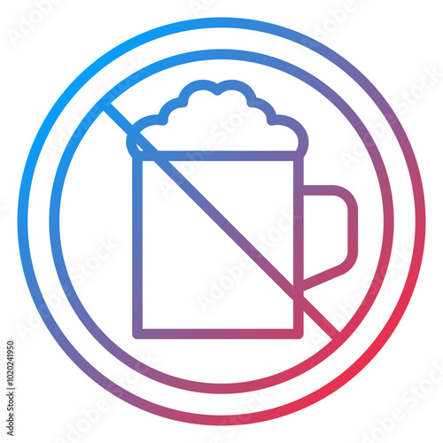 Beer Sign Icon Style