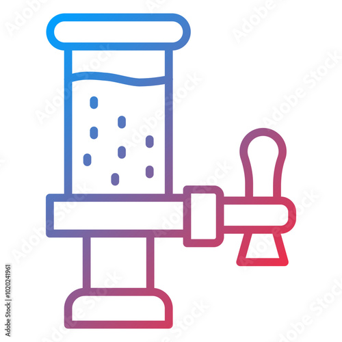 Beer Tap Icon Style