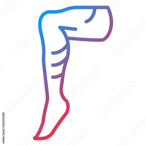 Leg Icon Style