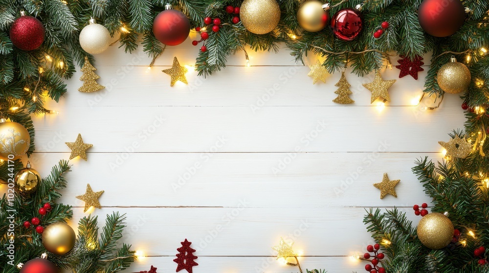 The Christmas Decorations Frame The Christmas Decorations Frame