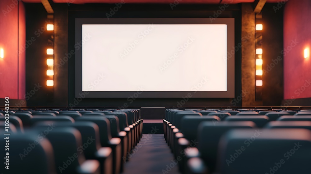 Fototapeta premium Empty Movie Theater