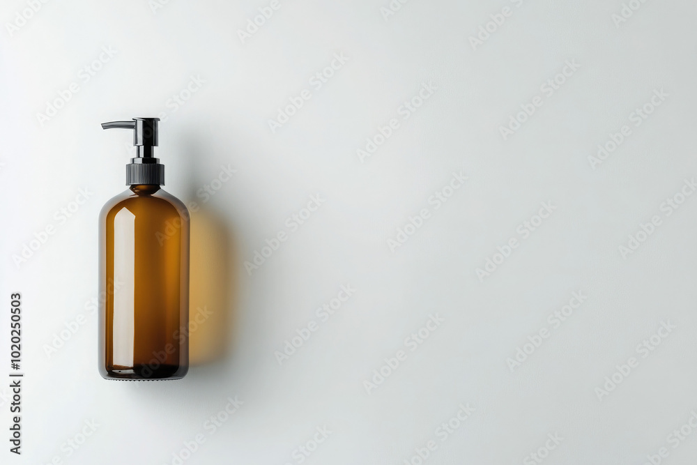 soap bottle mockup white background copyspace stock photo isolated