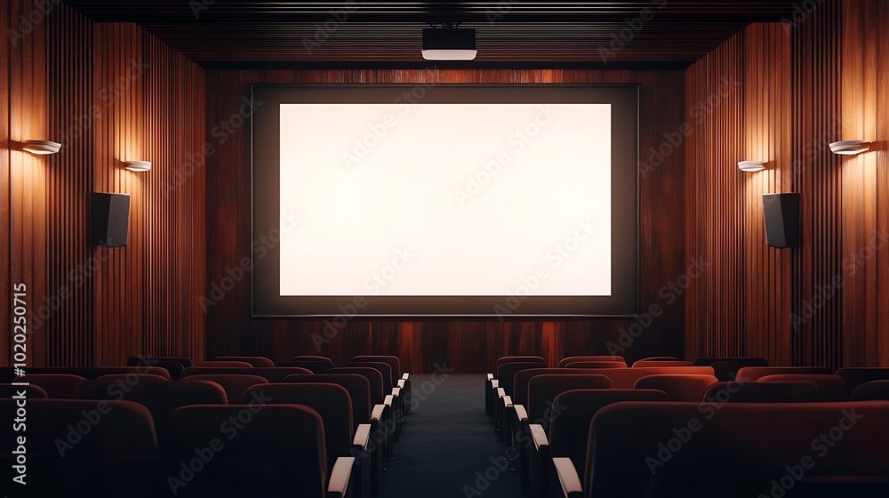 Fototapeta premium Empty Movie Theater