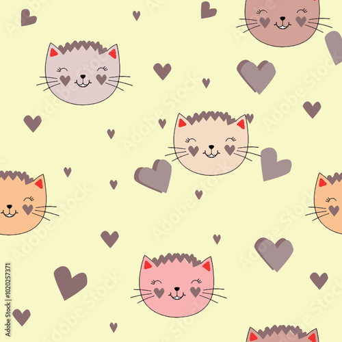 Wallpaper Mural sweet child animal patterns trend textile designs vector art Torontodigital.ca