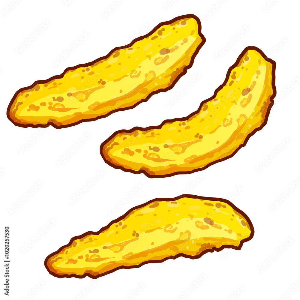 Fototapeta premium Pazham pori(Banana Fry).A famous indian tea time snack made with Banana.Tasty and famous snack in Kerala and south india