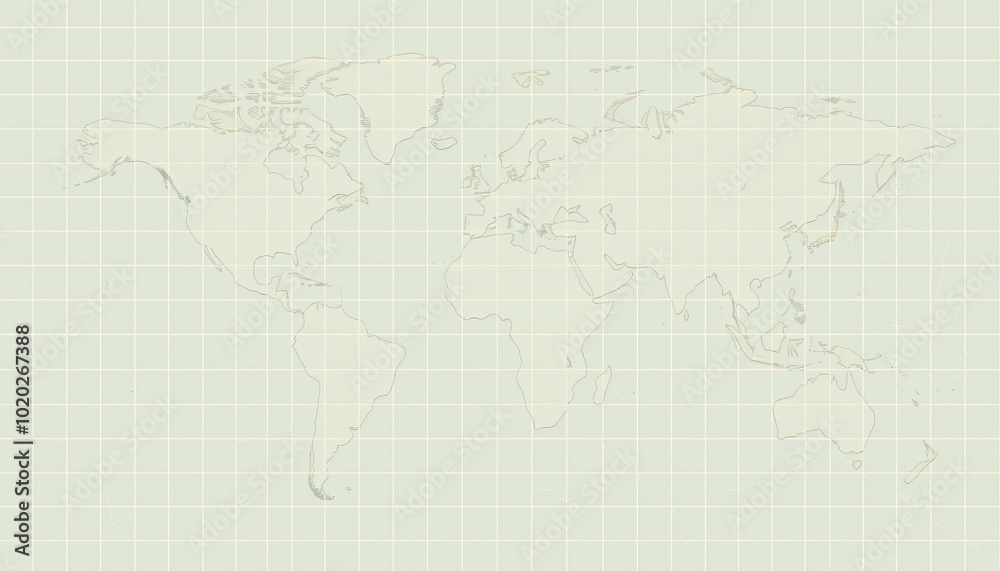 Minimalist illustration Map Grids Minimalist illustration Map Grids