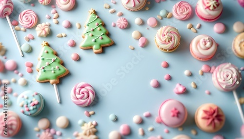 Wallpaper Mural Delicious Christmas Treats: A Festive Collection of Sweets Torontodigital.ca