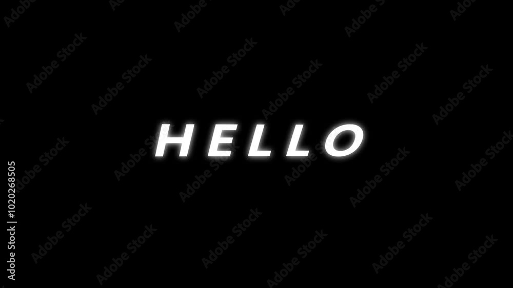 Abstract text animation. Abstract text animation.