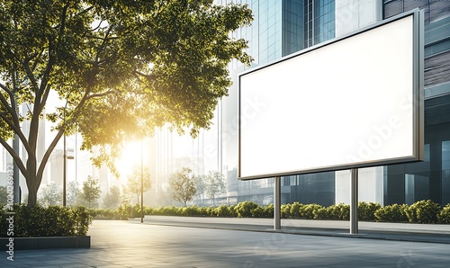 Wallpaper Mural Blank Billboard In Urban Setting Torontodigital.ca