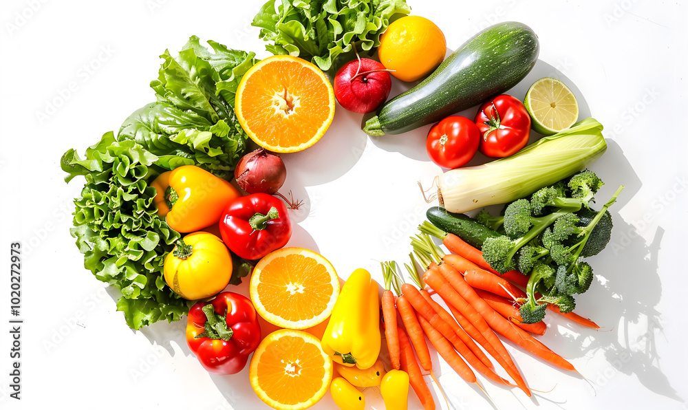 vegetable and fruits photo or illustrator on white background vegetable and fruits photo or illustrator on white background