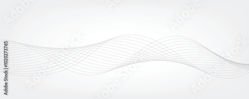 abstract wavy background. white gradient background with grey waves.