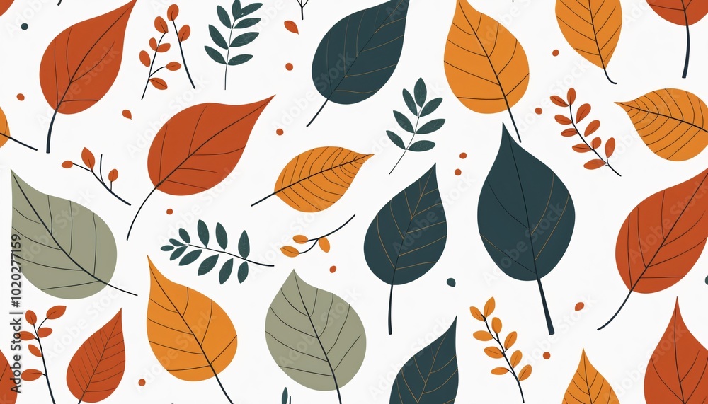Muted Tropical Leaves Muted Tropical Leaves