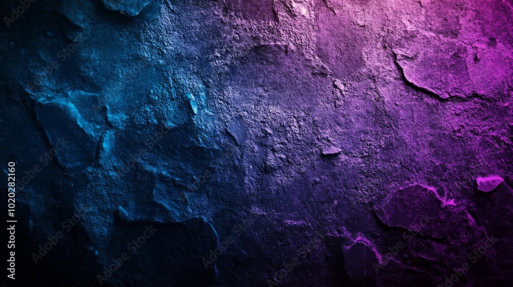 Abstract textured background with blue and purple gradient on a rough stone surface. Abstract textured background with blue and purple gradient on a rough stone surface.