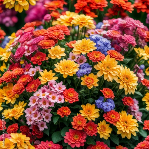 colorful flowers