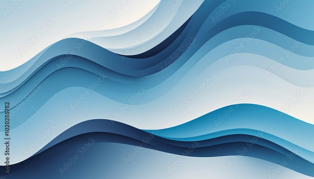 Muted Abstract Waves Muted Abstract Waves