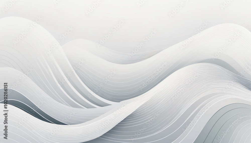 Obraz premium Muted Abstract Waves