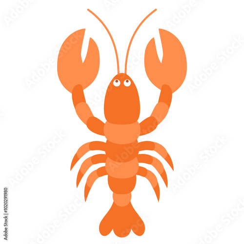 lobster seafood illustration