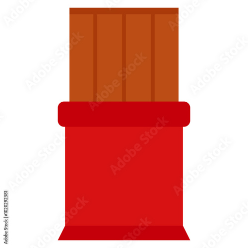 illustration of a chocolate bar