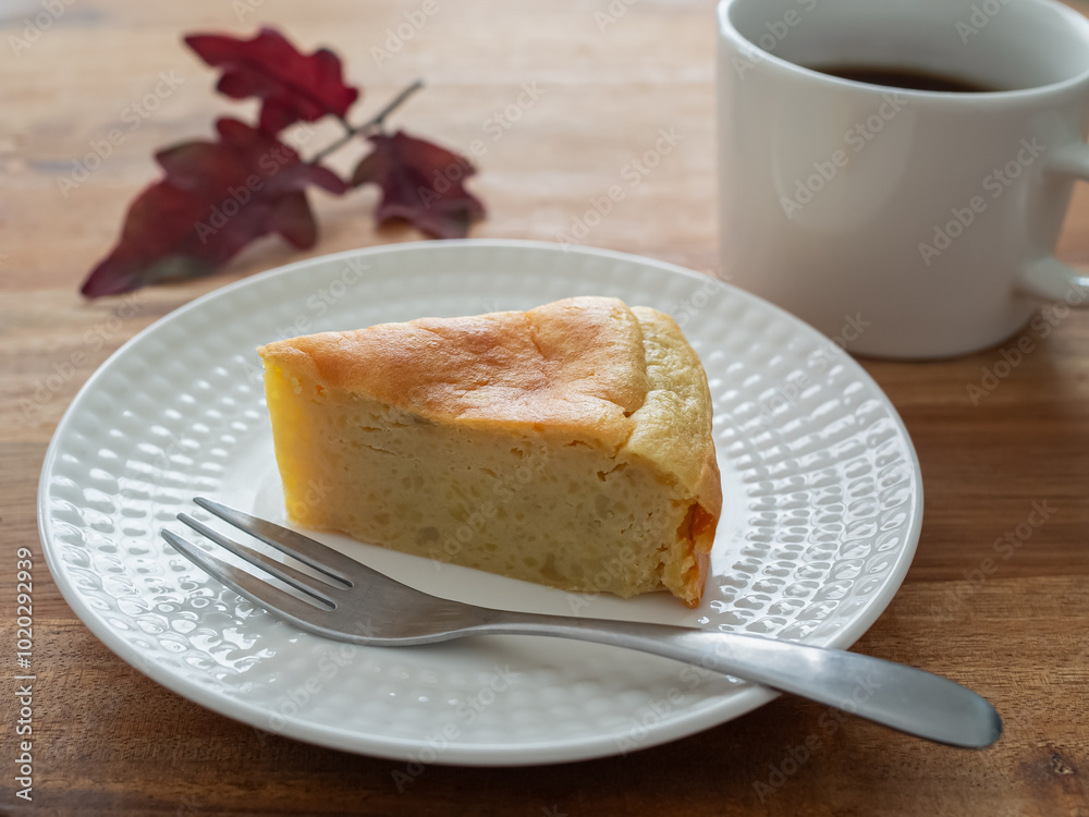 手作りのスイートポテトケーキ 手作りのスイートポテトケーキ