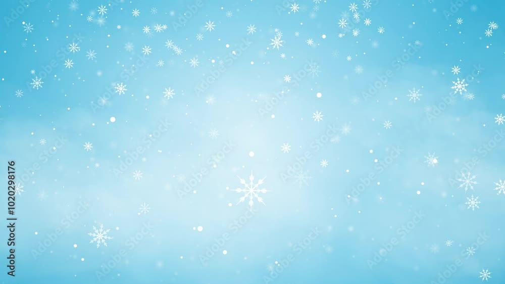 snow flakes fall on blue sky background animation ,white snow flakes flying ,happy new year and merry Christmas holiday motion design element ,winter snowy sky snow flakes fall on blue sky background animation ,white snow flakes flying ,happy new year and merry Christmas holiday motion design element ,winter snowy sky