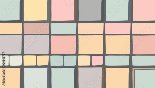 Pastel Block Patterns Pastel Color Palettes