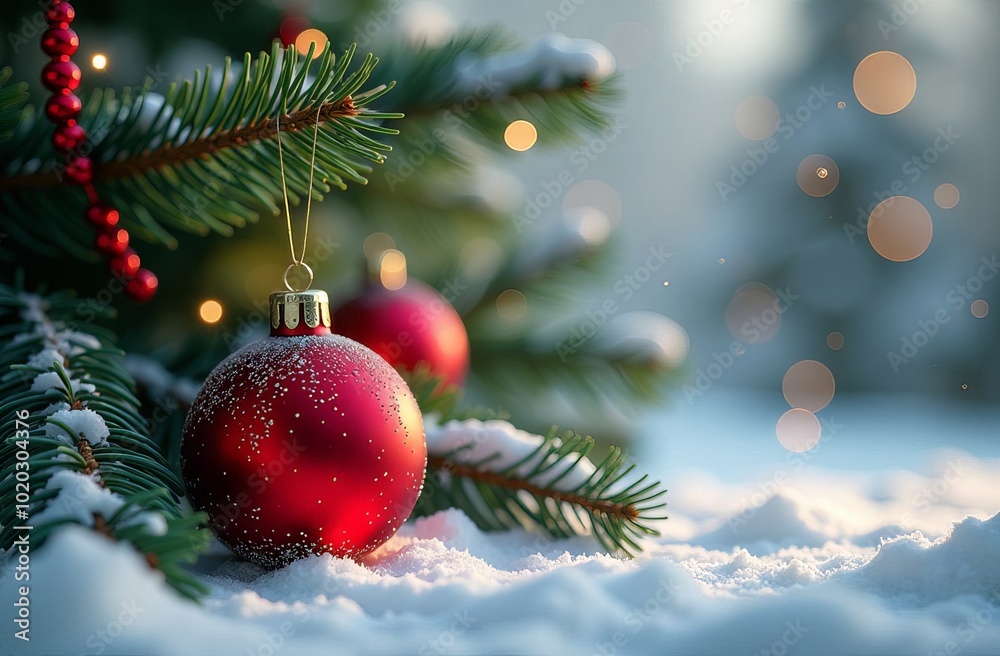 Obraz premium christmas tree decorations