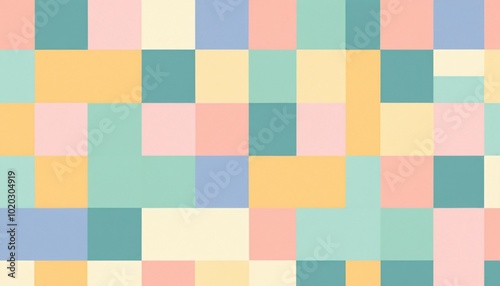 Pastel Block Patterns Pastel Color Palettes