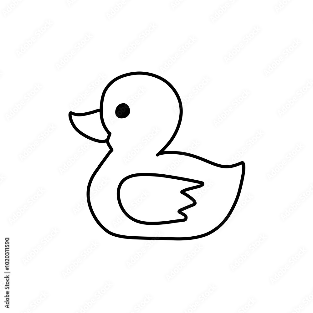 Cartoon duck coloring book Cartoon duck coloring book