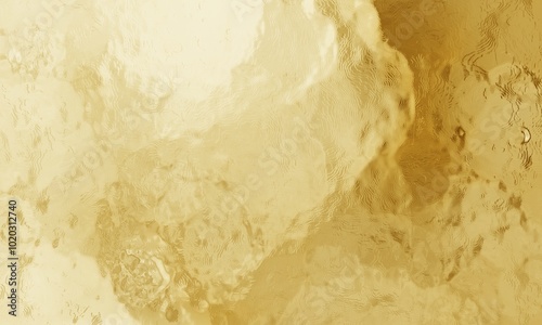 Soft Gold Abstract Background with Gentle Ripple Effects and Subtle Textures