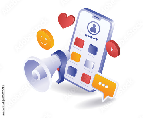 Social media campaign smartphone application
