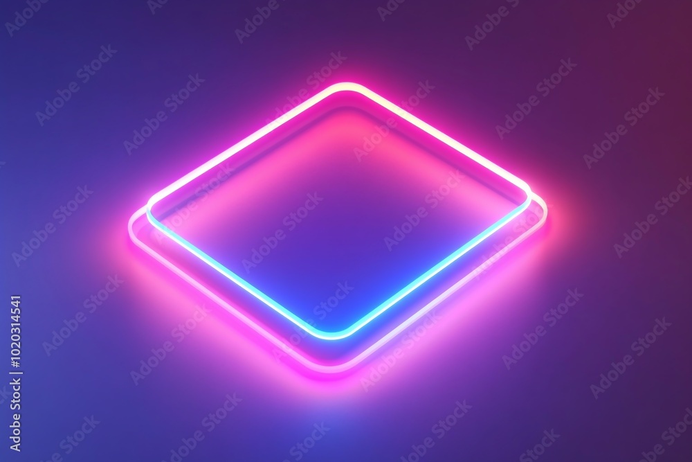 3D Retro Style, Neon glow retro design Background Wallpaper 3D Retro Style, Neon glow retro design Background Wallpaper