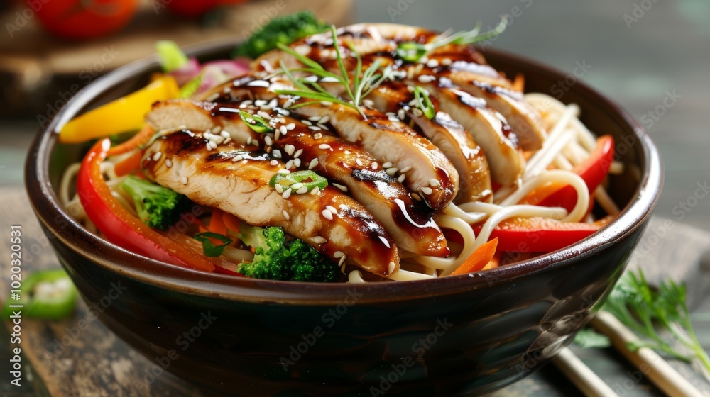 Chicken Teriyaki Noodles with Vegetables: A Delicious and Healthy Meal Chicken Teriyaki Noodles with Vegetables: A Delicious and Healthy Meal